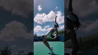 Elina Svitolina Showing Her Amazing Tennis Skills.