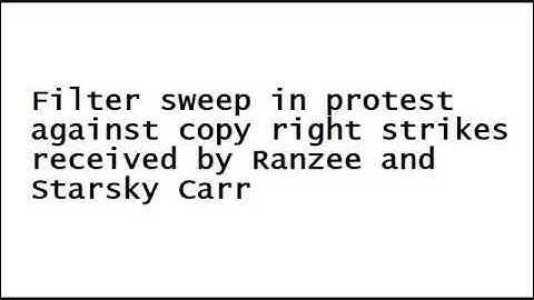 February Filter Sweep #FFS