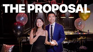 WE’RE ENGAGED!! | surprise proposal in New York!