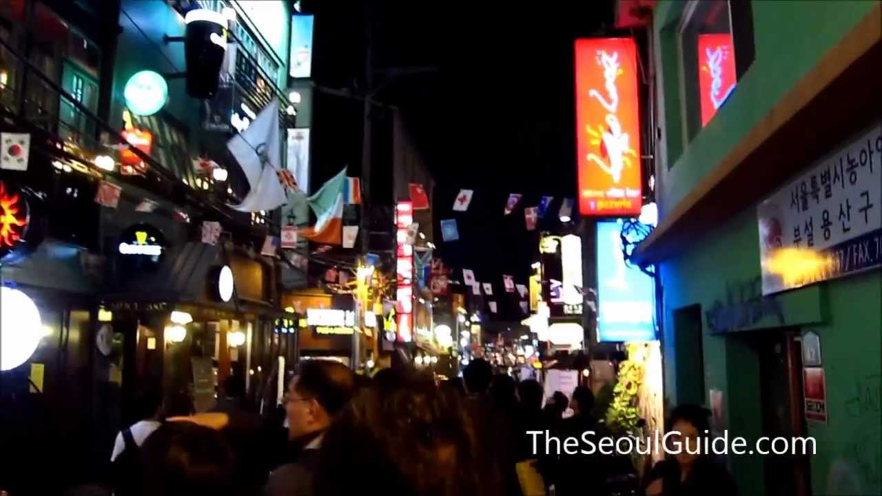 The Itaewon district at night in Seoul, South Korea YouTube