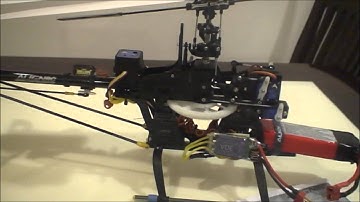 Align Trex 450xl hovering in garage