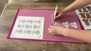 Cricut Weeding Tool for peeling craft projects off of cutting mat