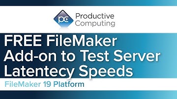 Using a FileMaker Add-on to Measure Latency Speeds on FileMaker Server