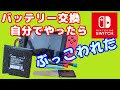 【SWITCHバッテリー交換方法】任天堂スイッチが不動で￥2千のバッテリーを購入、自分で分解して交換してみた。その交換の方法を説明するよ。まー動かないんだけどね。