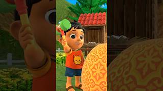 Kejutan Telur Shorts | Becak Merah| Lagu Anak Indonesia Terbaru