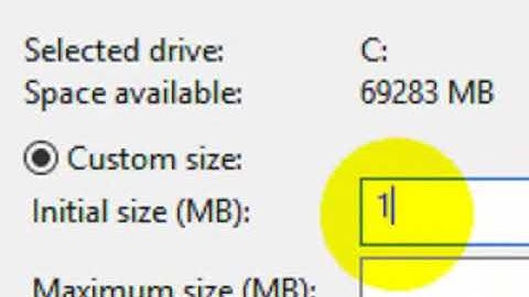 Setup /Increase virtual memory in Computer Windows 7 & 10