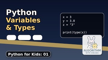 Python Variables and Types (Python for Kids 01)
