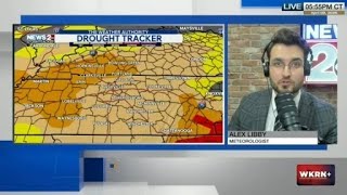 All of Middle Tennessee is now experiencing drought