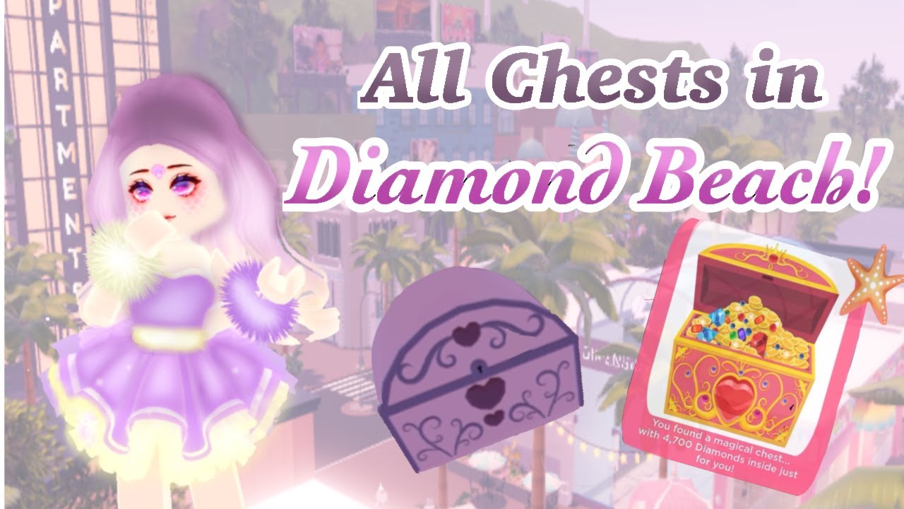 All 4 Chests In The New Realm Diamond Beach! 💖 YouTube