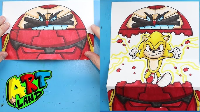 How to Draw SUPER SONIC!!! - YouTube