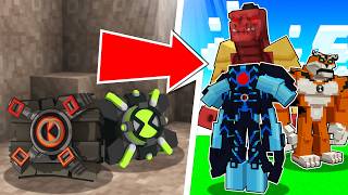 Criei TODOS os OMNITRIX do BEN 10 REBOOT no Minecraft!