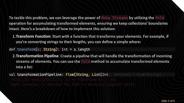 Transforming Collections in a Stream Pipeline with Akka Streams