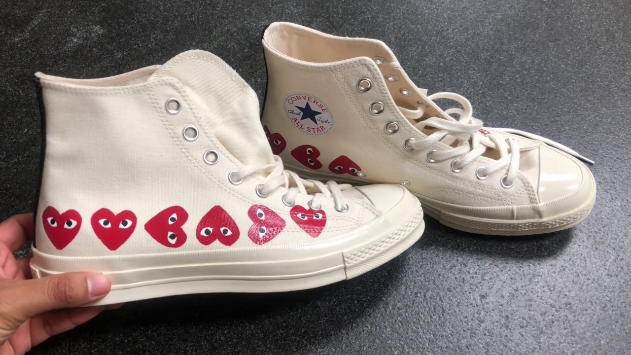 comme de garcon high tops
