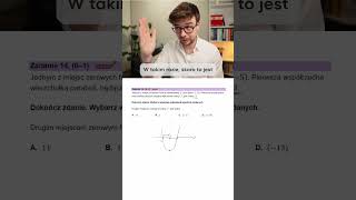 Funkcja kwadratowa na Maturze podstawowej