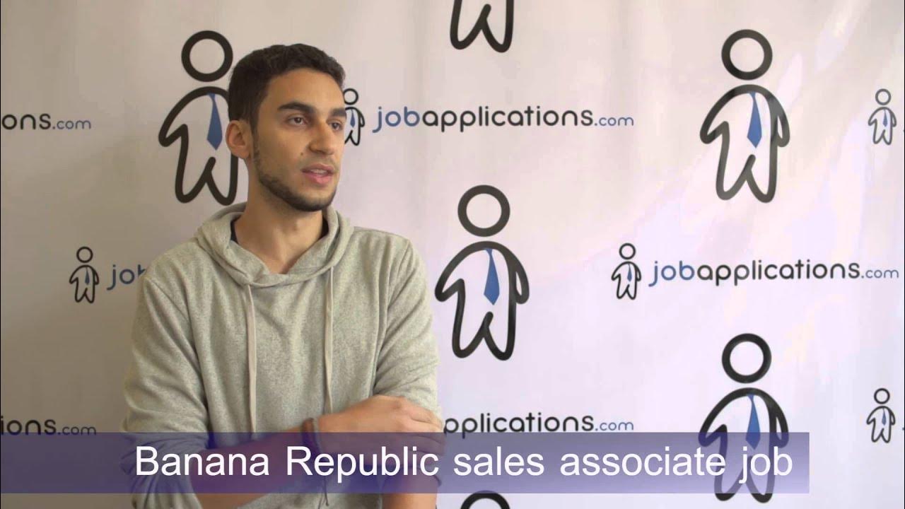 Banana Republic Interview Sales Associate YouTube