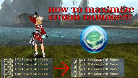 Tips to maximize your storm damage - Toram Online