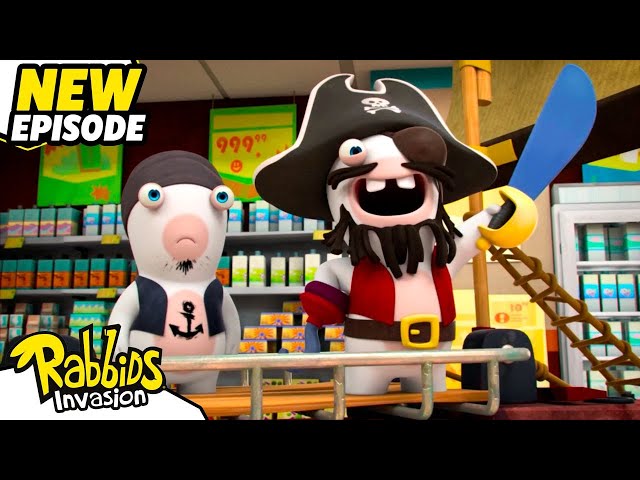 Rabbid Ahoy (S03E44) | RABBIDS INVASION | New episodes | Cartoon for Kids