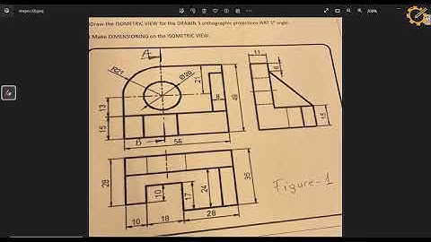 Introduction to Autodesk Inventor  4 In | Technical Drawing | Engineering Drawing
