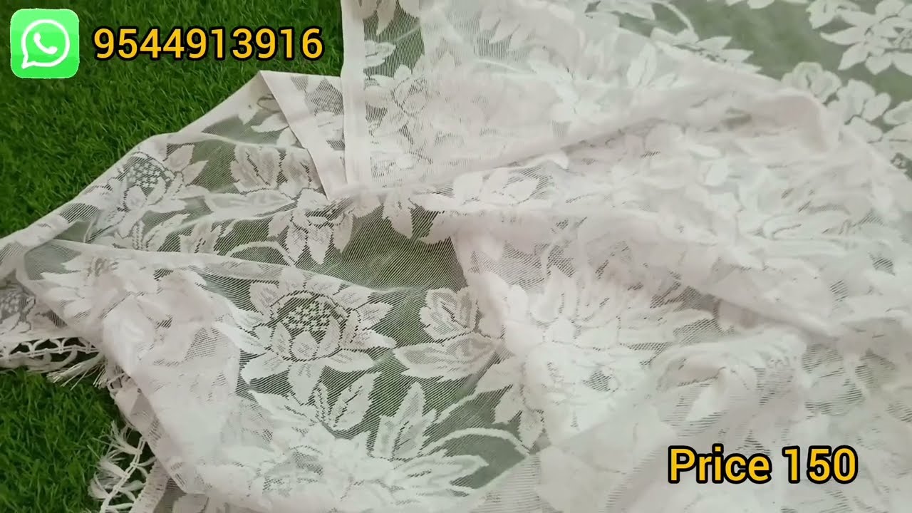 December 20, 2024/White dupatta collection/Cotton, Chiffon & Net