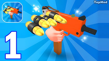 Bullet Evolve - Gameplay Walkthrough Part 1 Bullet Gun Run Merge & Evolve (iOS, Android Game)