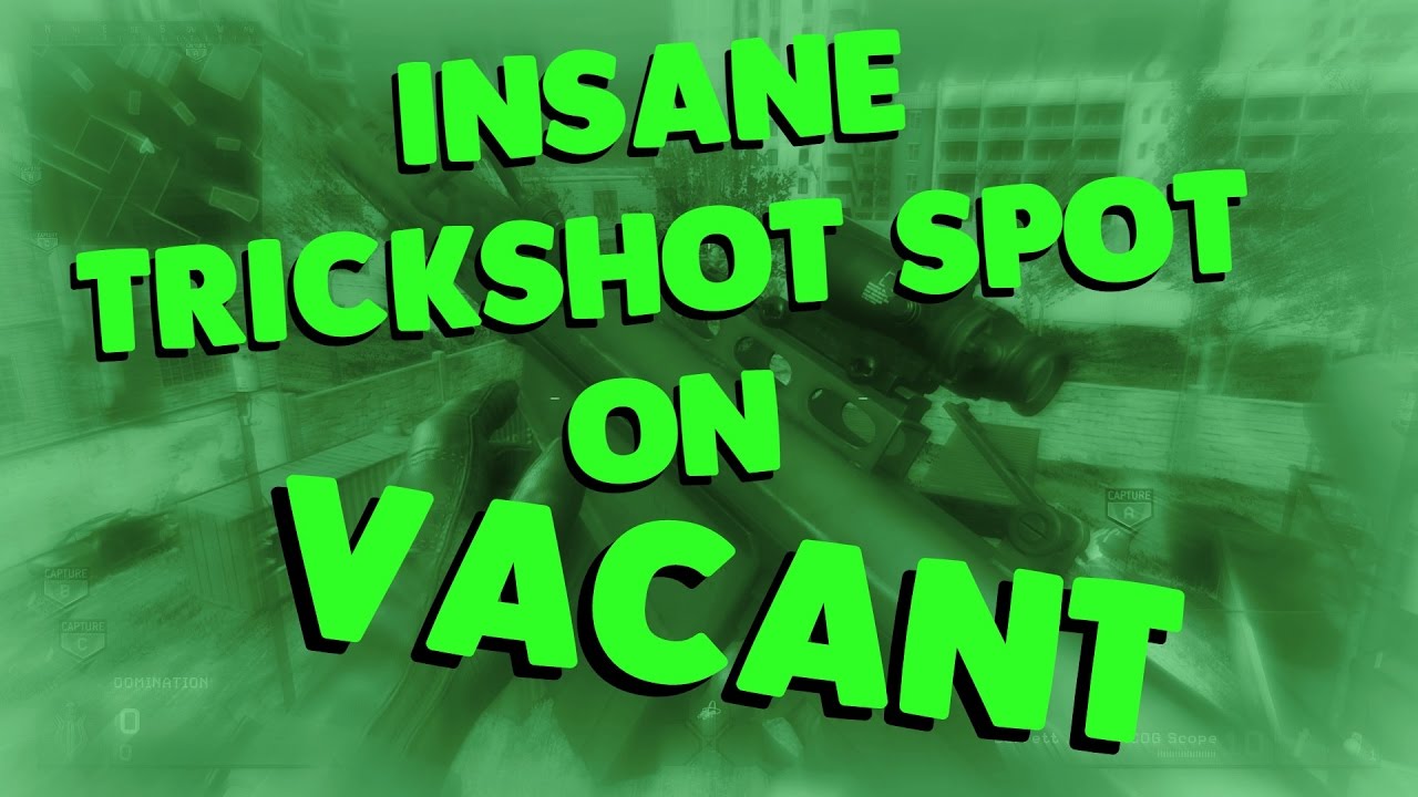 INSANE VACANT TRICKSHOTING SPOT! | Modern Warfare Remastered