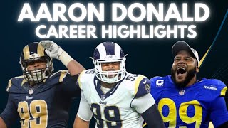 Aaron Donald Career Highlights || Greatest Defensive Tackle of AllTime ||