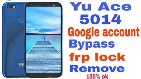 YU ACE (YU5014) Hard Reset or Google Account Frp Bypass Without Pc Easy Trick