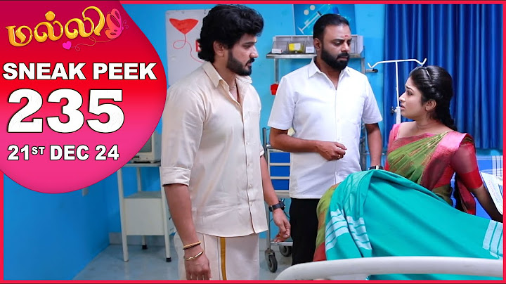 Malli Serial | EP 235 Sneak Peek | 21st Dec 2024 | Nikitha | Vijay | Saregama TV Shows Tamil
