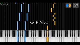 Xomu - Tera Piano Tutorial/Version Synthesia tutorial/Relaxing piano music for studies