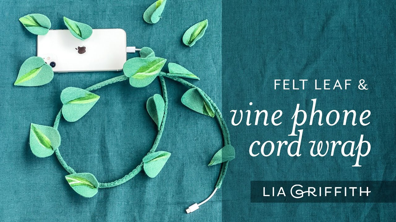 How to Make a DIY Felt Pothos Vine Cord Cover