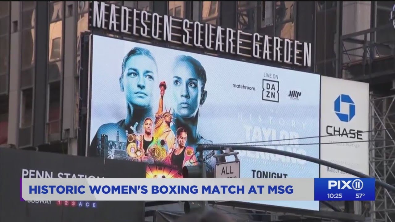 Taylor, Serrano meet in historic fight at Madison Square Garden