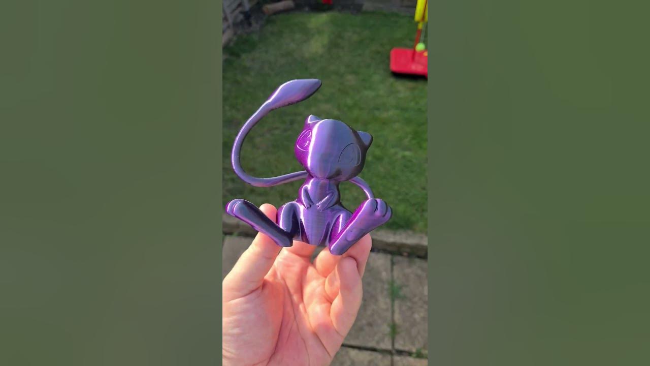 Pokemon Mew Mewtwo Mega Evolution 3D model 3D printable