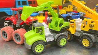 Excavator Videos for Children ~ Bulldozer Bus Dump Truck Toys Review