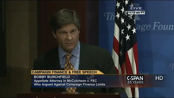 Bobby Burchfield Discusses Campaign Finance and Fr...