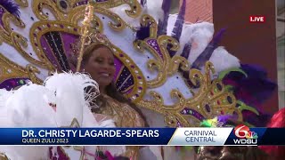 New Orleans Mayor Toasts Zulu Queen At Gallier Hall