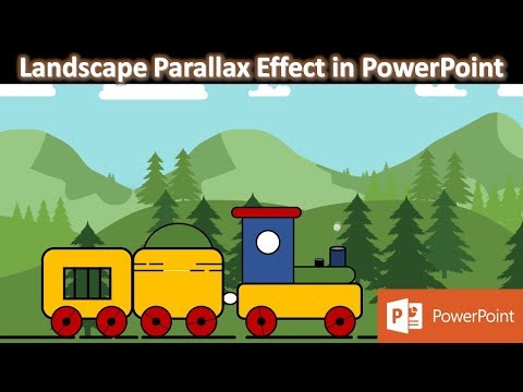 Landscape Parallax Animation in PowerPoint 2016 Tutorial