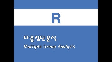 R을 활용한 구조방정식 - (14) 다중집단분석(Multiple Group Analysis)