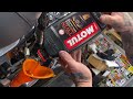 Vtwin visionary motul harleydavidson motor oil change how to