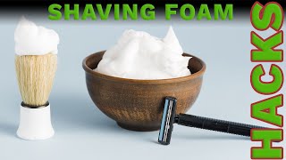 5 Smart Hacks With Shaving Foam