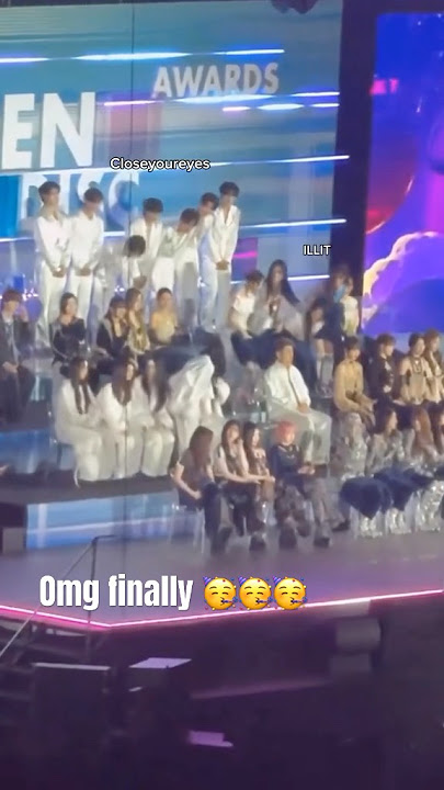 Finally we have THE interaction between illit and newjeans #newjeans #illit #gda2025 #interaction