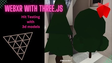 Showing multiple rotating models in real world using hit testing | Three.js and WEBXR API