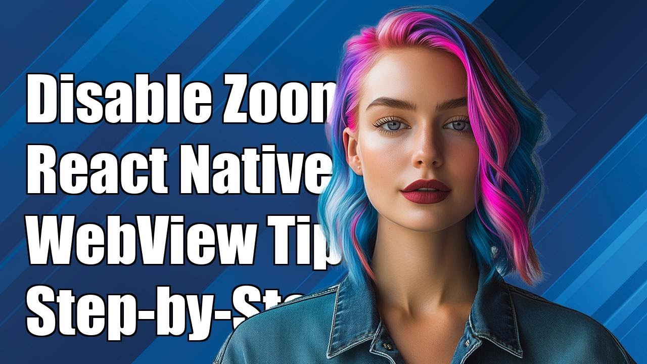 How to Disable Zoom in React Native WebView: A Step-by-Step Guide - YouTube