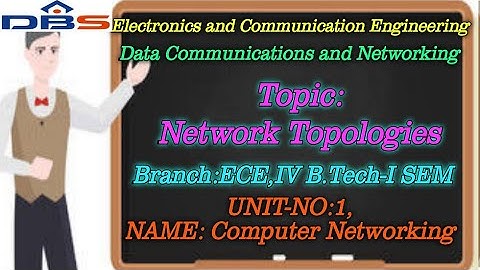 DBS -network topologies-computer networking-Unit No:- 1-IV B.TECH 1-sem- ece-dcn