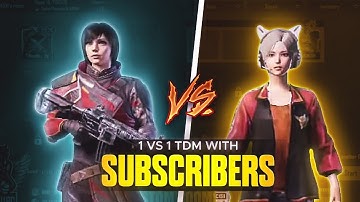 1V1 TDM Subscribe CUSTOM ROOMS BGMI LIVE STREAM  Hycon Gaming