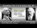 Brahms: Symphony No. 4, Furtwängler & BPO (1943) ブラームス 交響曲第4番 フルトヴェングラー