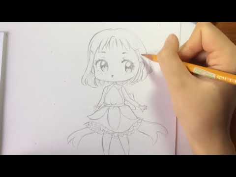 chibi anime dễ vẽ