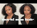 Jerry Curly Lace Front Wig Install ~ WorldNewHair