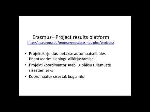 Erasmus+ projektitulemuste andmebaas