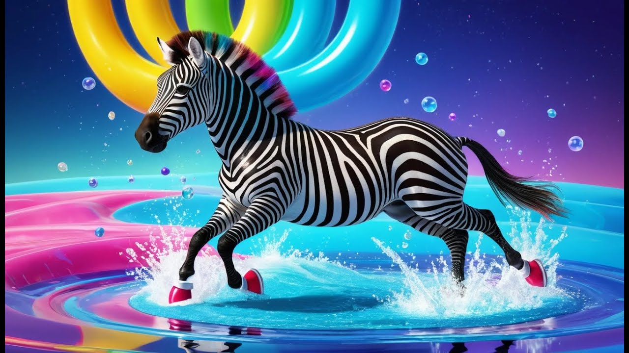 Zoomie Zebra’s Roller Skate Party | Fun Zebra Song for Kids | Roller Skating Adventure Rhyme