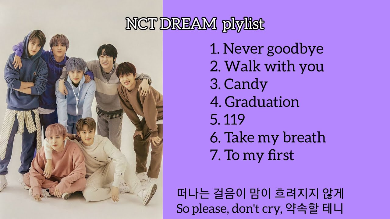 plylist NCT DREAM mood boster